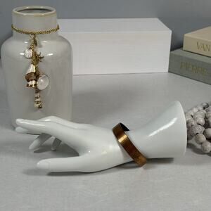 Genuine Copper 13mm Cuff Bracelet Vintage 1980s Minimalist Rustic Patina